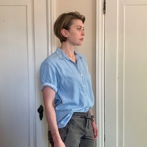 Gap TENCEL Roll Sleeve Shirt